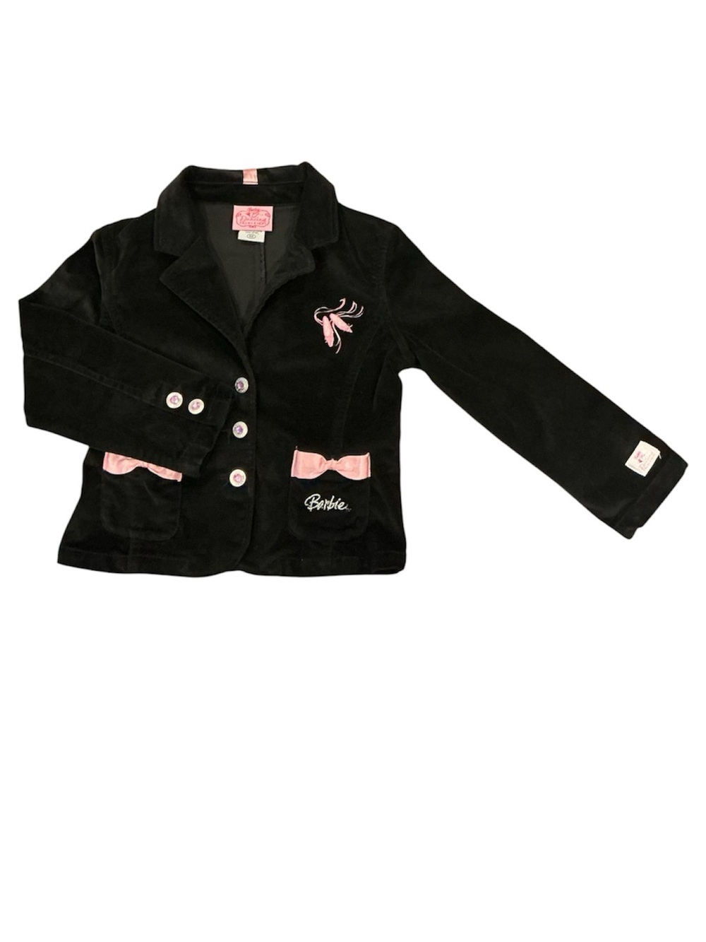 2006 Barbie 12 Dancing Princesses Black Velvet Blazer